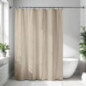 Rideau de douche unicolor beige