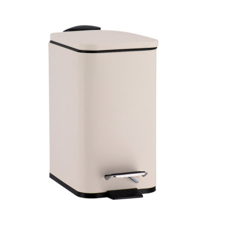 Poubelle 3l metal frein de chute