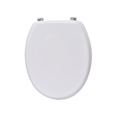 Abattant wc mdf 18 pouces blanc