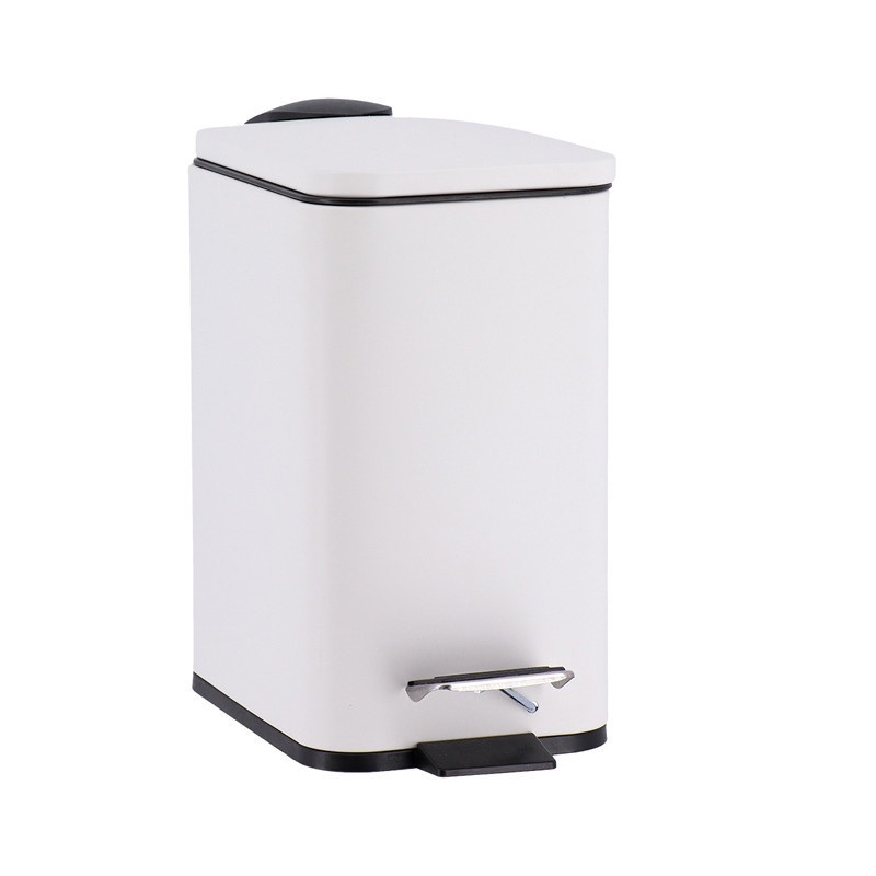 Poubelle 3l metal frein de chute