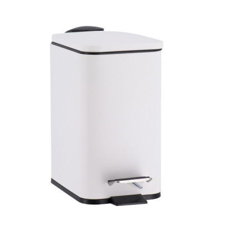 Poubelle 3l metal frein de chute