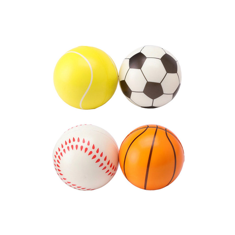 Lot de 4 balles sport