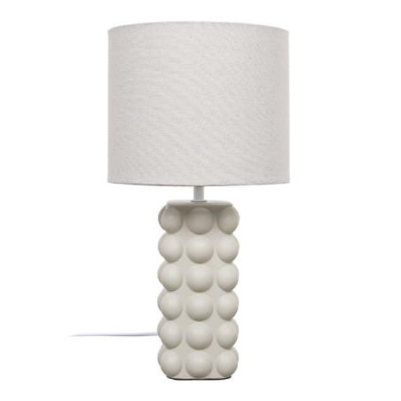 Lampe ceramique taupe