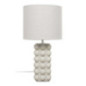 Lampe ceramique taupe