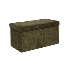 Pouf pliable double soana kaki