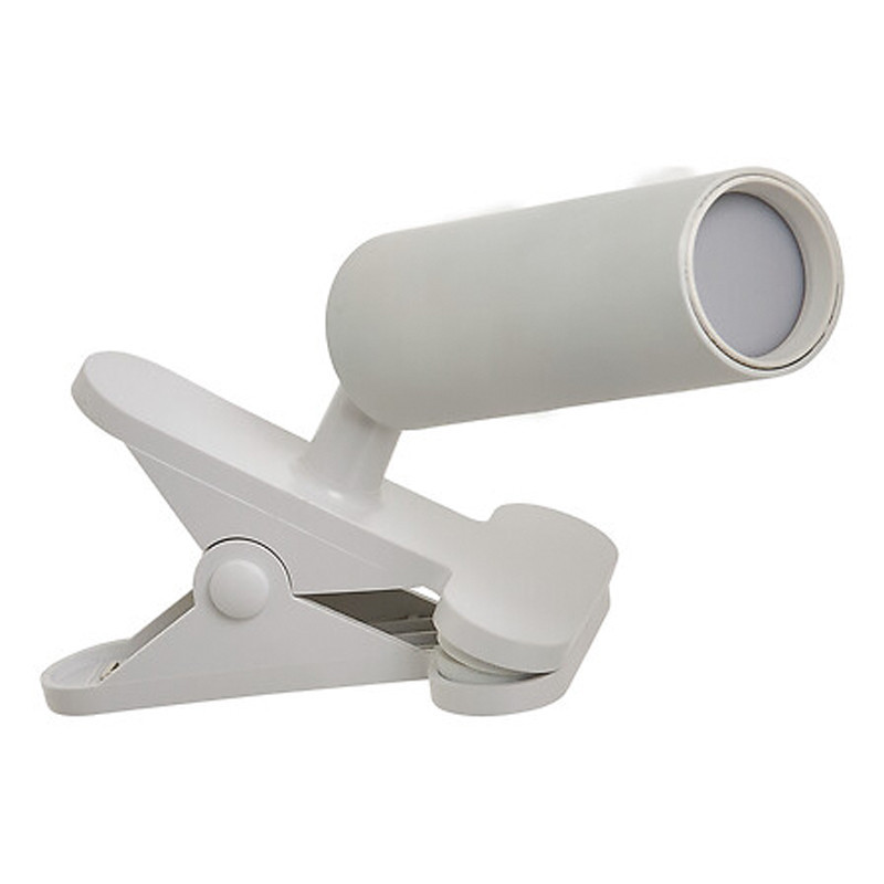 Lampe led clip usb blanc