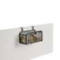 Etagere suspendu metal porte