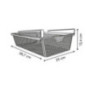 Etagere suspendu metal tiroir