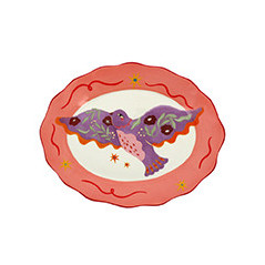 Plat de service yucatan oiseau