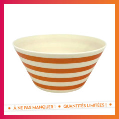 Bol plastique d15cm orange vibes