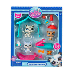 Play set 3 figurines lps neige