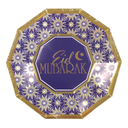 Assiettes oriental d23cm x6