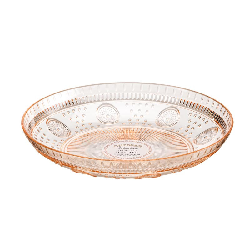 Assiette plastique oriental d21c