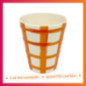 Gobelet plastique orange vibes