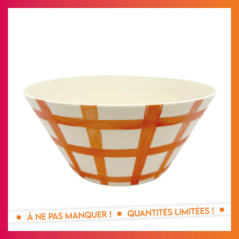 Saladier plastique d24cm orange