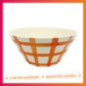 Saladier plastique d24cm orange