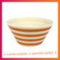 Bol plastique d15cm orange vibes