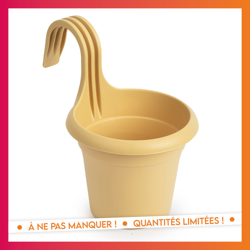 Pot suspendu o18cm 3 ass