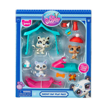 Play set 3 figurines lps neige