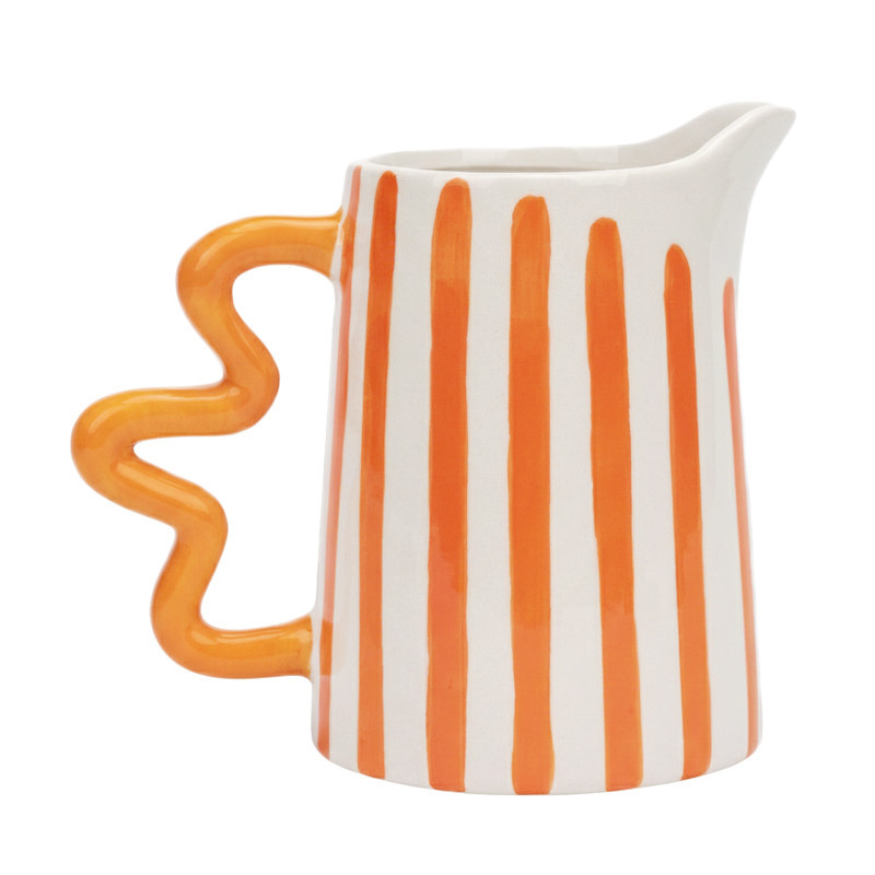 Pichet motif rayures