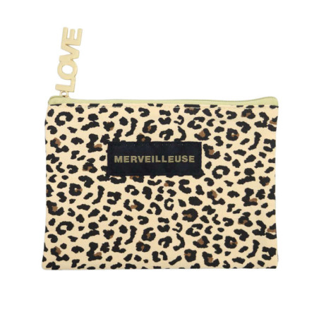 Pochette pour elle leopard