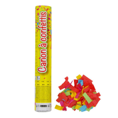 Canon a confettis 25cm multicolo