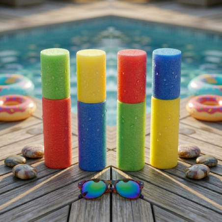 Pack 4  pistolets a eau mousse