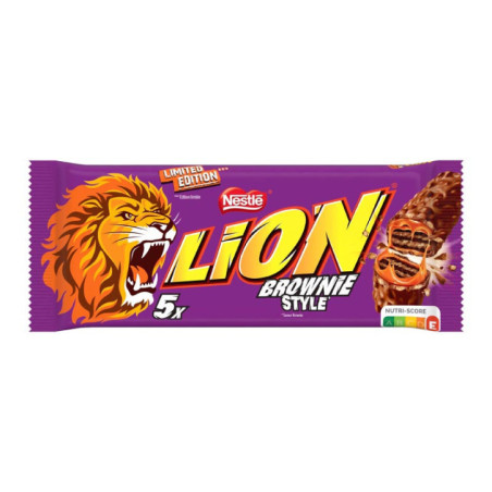 Barres chocolatees brownie x5