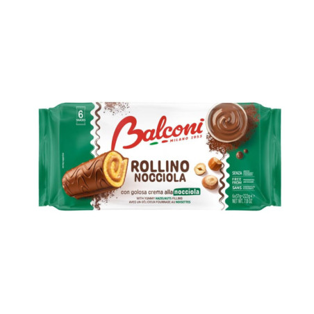 Gateau rollino noisettes 222g