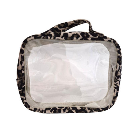 Tousse de toilette leopard