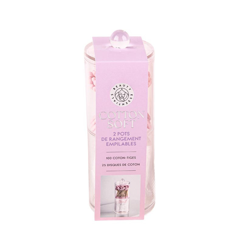 Pot de rangement coton