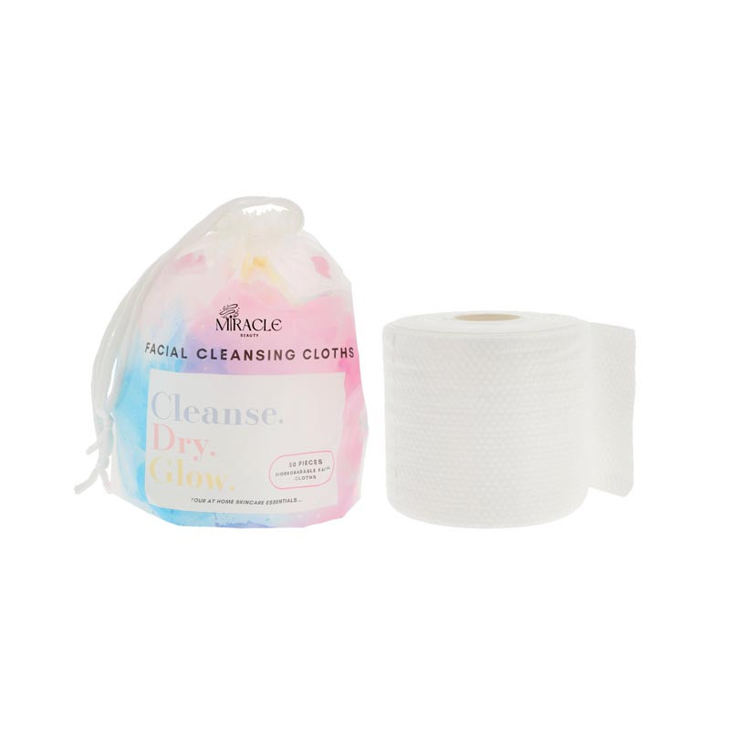 Rouleau lingettes seches visage