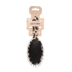 Brosse a cheveux leopard