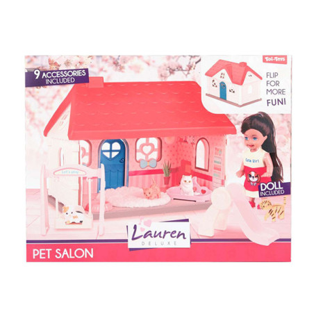 Jouet salon avec chat