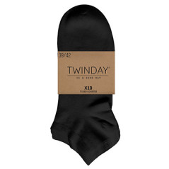 Tiges courtes x10 noir