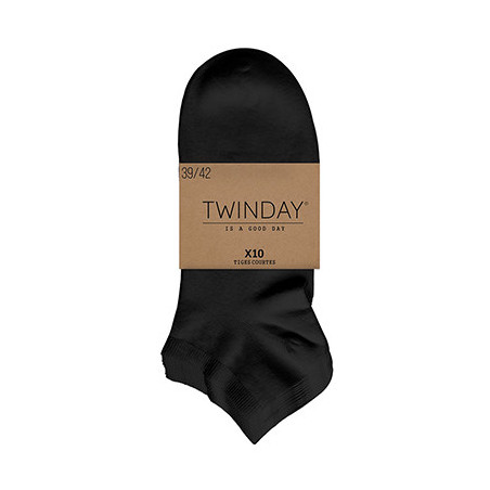 Tiges courtes x10 noir