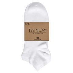 Tiges courtes x10 blanc