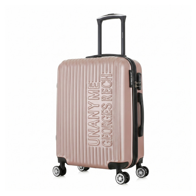 Valise cabine 49cm abs rome rose