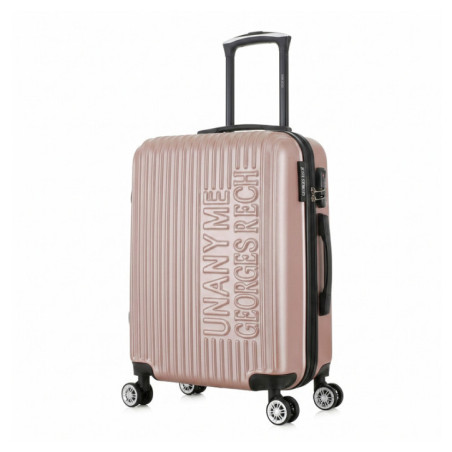 Valise cabine 49cm abs rome rose