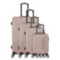 Valise cabine 49cm abs rome rose