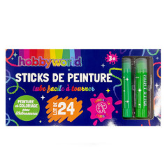 Lot de de 24 sticks de peinture
