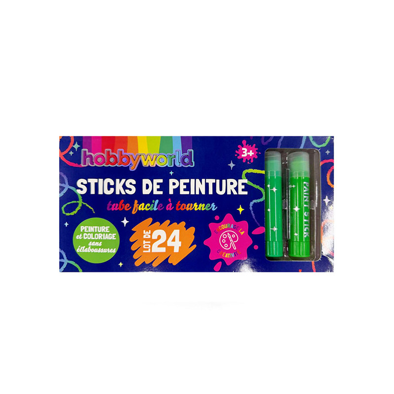 Lot de de 24 sticks de peinture