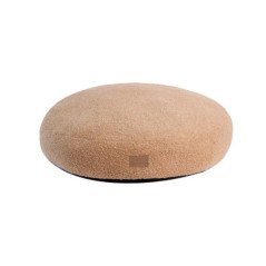 Lit pouf d70x16cm marron clair