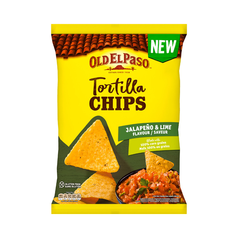 Tortilla chips jalapeno lime