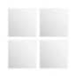 Miroir adhesif carre x4