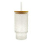 Gobelet en verre motif en relief