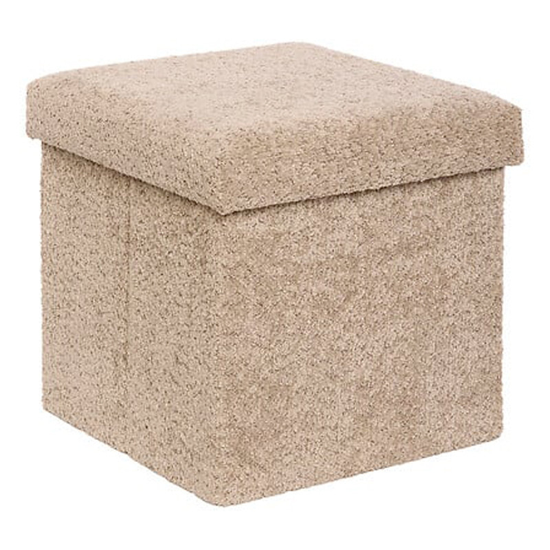 Pouf pliable simple soana taupe