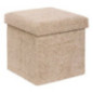 Pouf pliable simple soana taupe