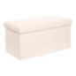 Pouf pliable double soana blanc