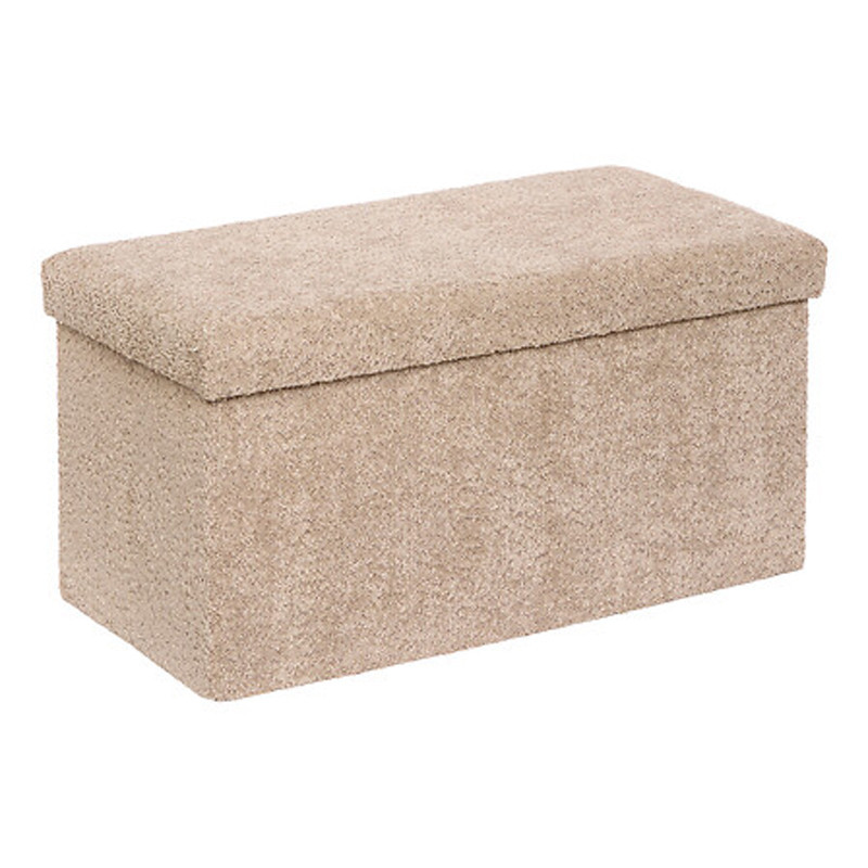Pouf pliable double soana taupe